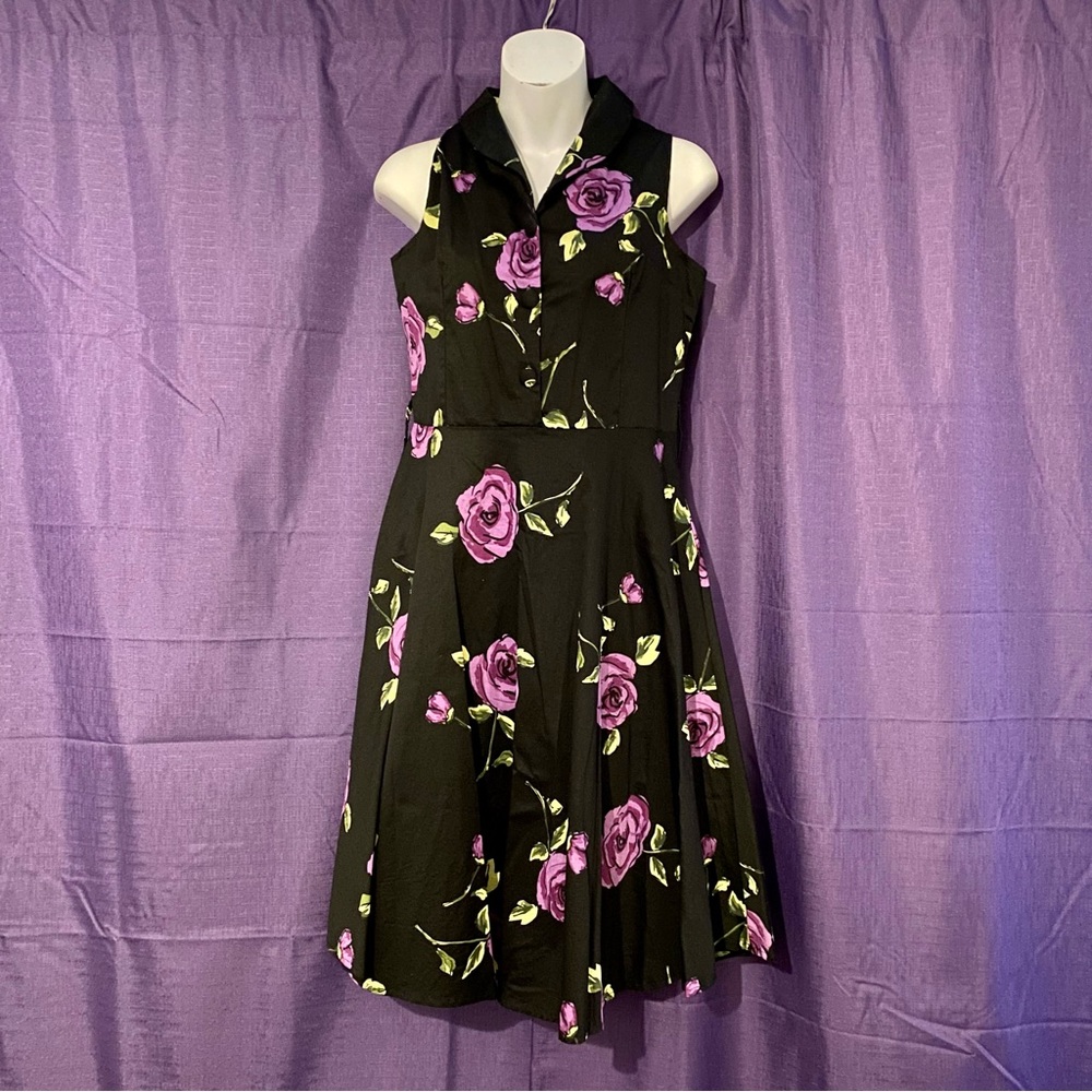 Pinup style flare dress